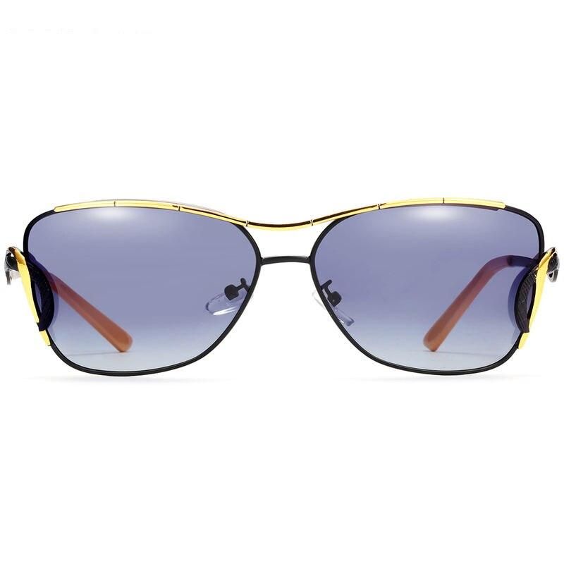 Luxurious Oversized Polarized Sunglasses with Gradient Lens