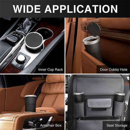 Compact Car Cup Holder Trash Can: A Sleek Organizer for Every Vehicle - Wnkrs