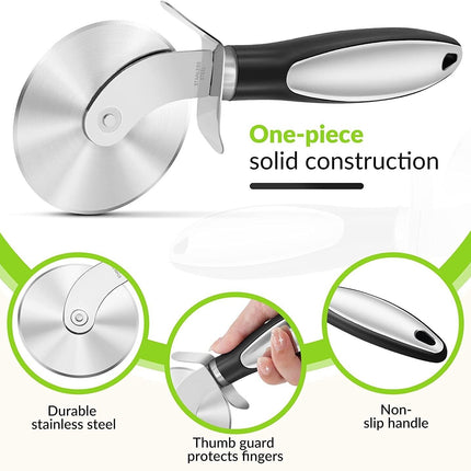 Pizza Cutter WheelPizza Cutter Stainless Steel Pizza Cutter Wheel Super  Pizza Slicer - Wnkrs