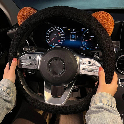 Plush Car Steering Wheel Cover - Wnkrs