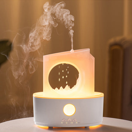 Difusor de aroma ultrasónico y humidificador Rain Cloud con luz LED de 3 colores y control remoto