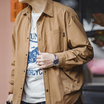 Chemise décontractée imperméable d'extérieur pour hommes