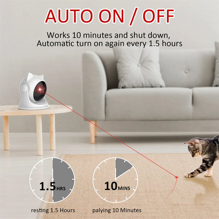 Jouet laser rechargeable automatique pour chat