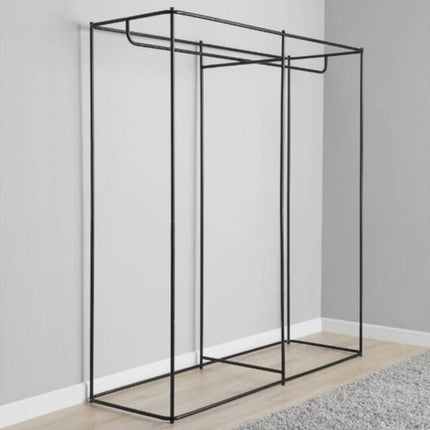 Extra Wide Single Tier Steel Tube & Fabric Clothes Closet - Wnkrs