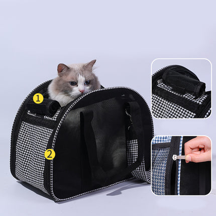 Sac de transport portable pour animaux de compagnie pour petits chiens et chats