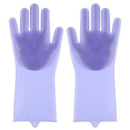 Guantes de silicona para el cuidado de mascotas