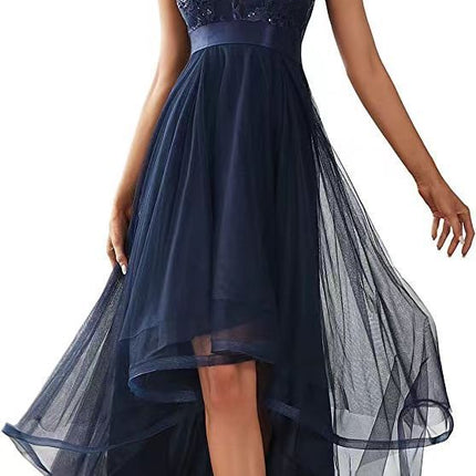 Bridesmaid Prom Evening Dress For Sequin Gauze Annual Meeting