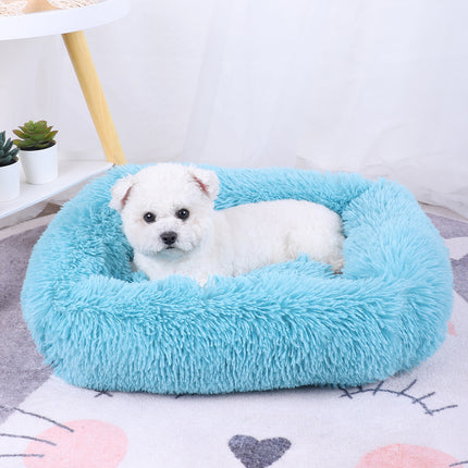 Coussin en peluche confortable pour chien