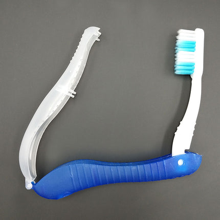 Brosse à dents de voyage pliable et portable pour le camping et la randonnée