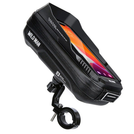 Handlebar Phone Holder Bag with Touch Screen - Wnkrs