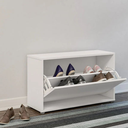 Compact Shoe Rack Cabinet: Sleek Storage for 10 Pairs - Wnkrs