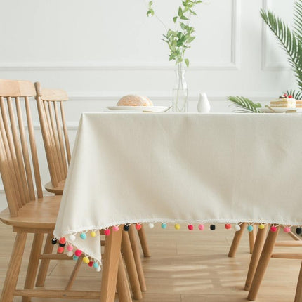 Elegant Cotton-Linen Tablecloth for All Occasions