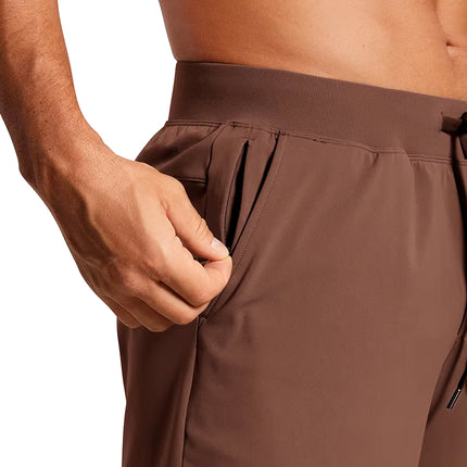 Pantalones cortos de entrenamiento elásticos en cuatro direcciones de 5"