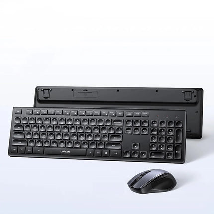 Ensemble clavier et souris sans fil ergonomique avec précision optique 4000 DPI