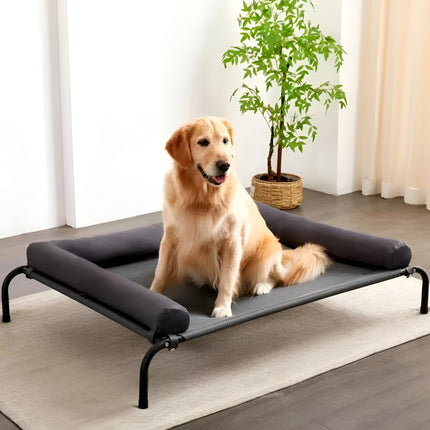 Grand lit confortable pour chien avec coussin respirant