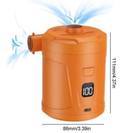 USB Rechargeable Portable Air Pump with 4 Nozzles - Wnkrs