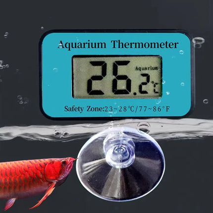 Thermomètre submersible numérique LCD étanche pour aquarium