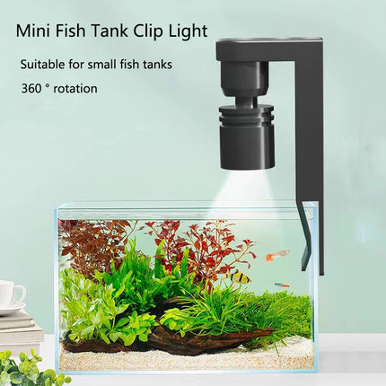 Mini lampe d'aquarium USB à pince