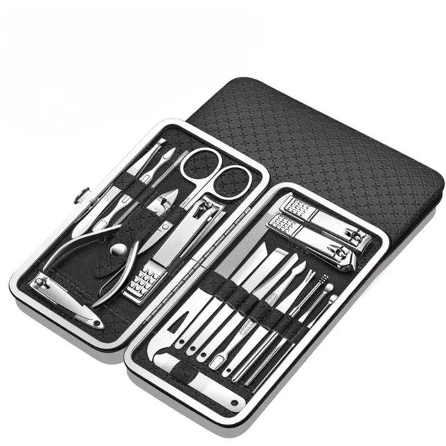 19-Piece Professional Nail Clipper and Grooming Set