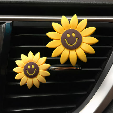 Clip-On Sunflower Air Freshener - Wnkrs