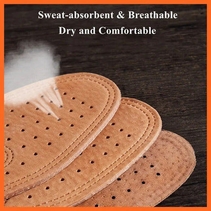 Comfort Cowhide Leather Insoles - Wnkrs