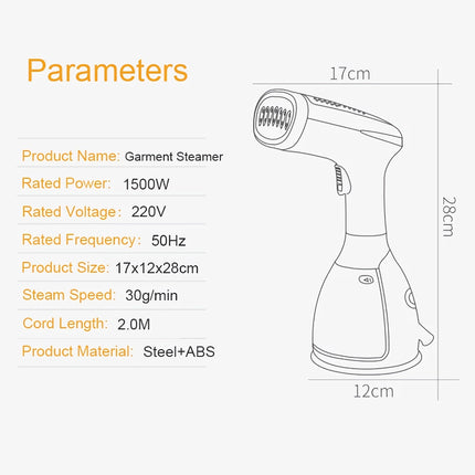 Vaporizador de prendas portátil de calentamiento rápido