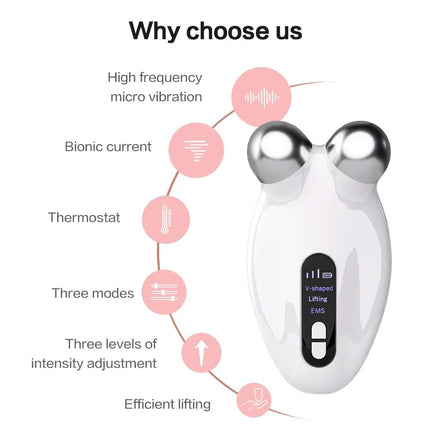 EMS Facial Roller & Microcurrent Face Lifting Device - Wnkrs