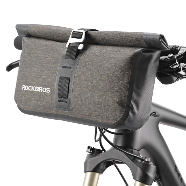 Bolsa impermeable para manillar de bicicleta, de gran capacidad, de 5 a 6 l