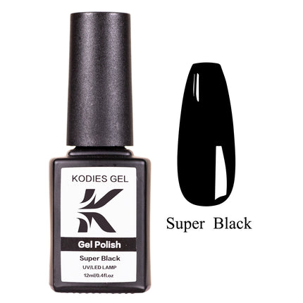 Esmalte de uñas en gel negro