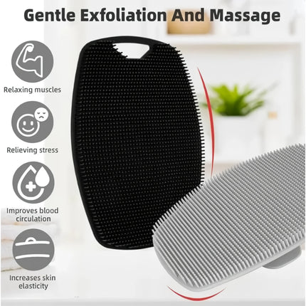 Premium Silicone Exfoliating Body Scrubber and Massager