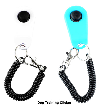 Clicker de dressage réglable pour chien avec dragonne