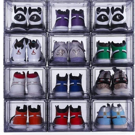 Clear Acrylic Stackable Shoe Boxes - Wnkrs