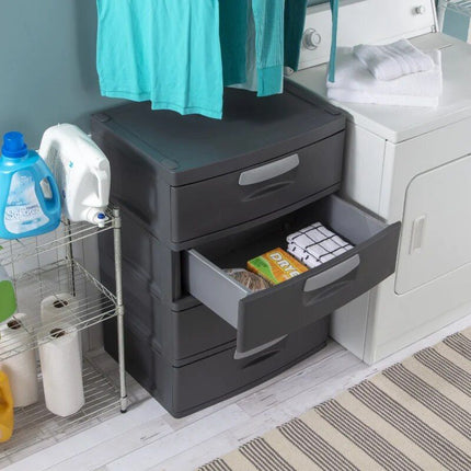 Durable 4-Drawer Storage Organizer for Home and Garage - Wnkrs