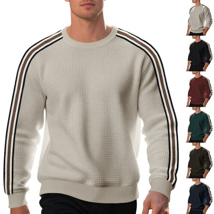 Casual Men's Loose Round Neck Sweater Thin