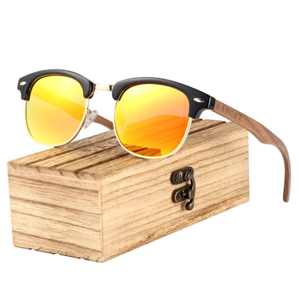 Classic Polarized Wooden Sunglasses - Wnkrs