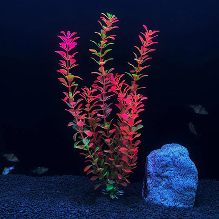 Plante aquatique de simulation d'aquarium de 30 cm de haut pour l'aménagement paysager d'un aquarium