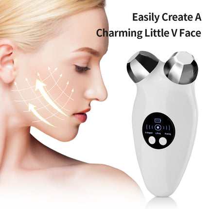 Dispositivo reafirmante y lifting facial con microcorrientes y compresas tibias a 45 °C