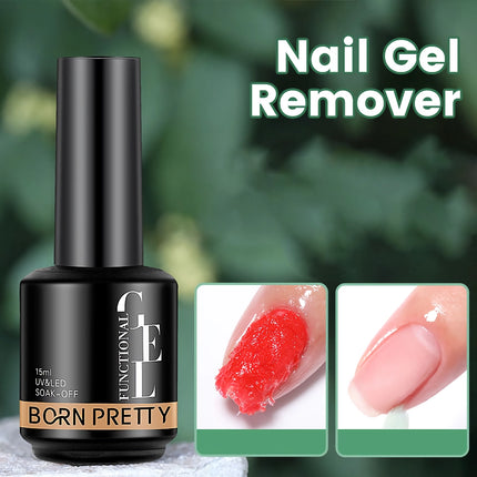 Quitaesmalte en gel Magic Fast Remover - Limpiador de esmalte en gel UV de 15 ml