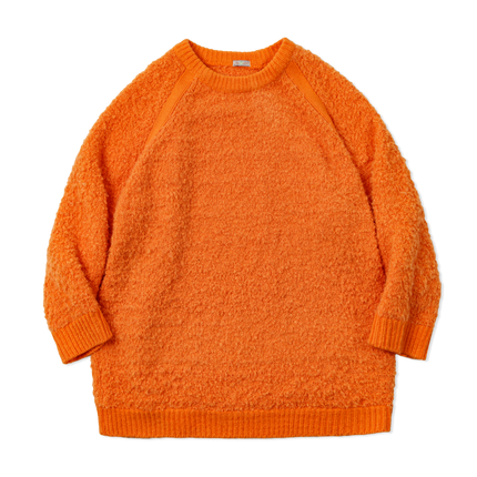 Vintage Orange Knit Pullover Sweater