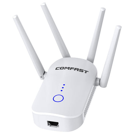 1200Mbps Dual Band WiFi Extender 2.4G & 5GHz Wireless Repeater with 4 Antennas