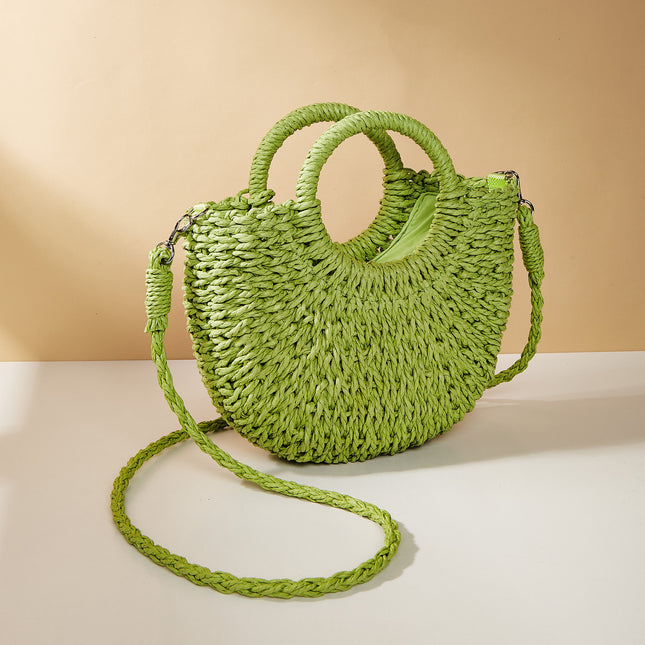 Stylish Straw Crossbody Bag