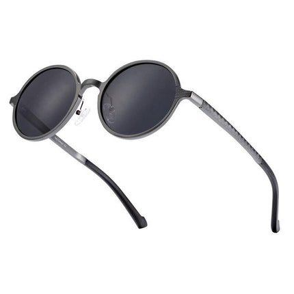 Lightweight Male Round Sunglasses - Wnkrs