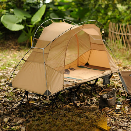 Tienda de campaña ligera para exteriores con mosquitero y postes de aluminio