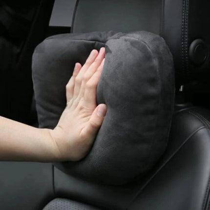 Universal Adjustable Car Neck Pillow Support with Soft Plush Finish - Wnkrs