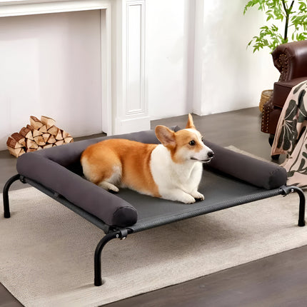 Grand lit confortable pour chien avec coussin respirant