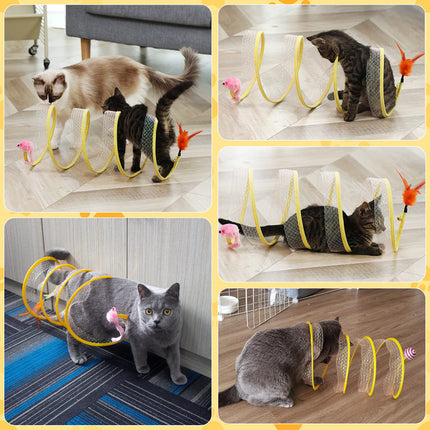 Túnel plegable para gatos