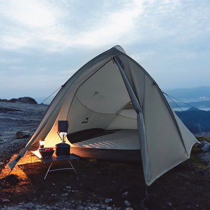 Tienda de campaña ultraligera impermeable para trekking y acampada de tres estaciones