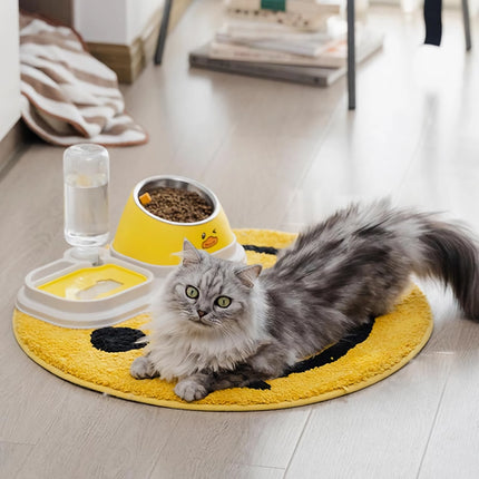 Distributeur d'eau automatique 2 en 1 pour animaux de compagnie et bol pour chat Slow Food