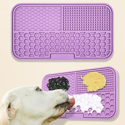 Set de table en silicone pour alimentation lente des animaux de compagnie