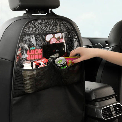 Kid-Friendly Car Seat Protector with Storage - Wnkrs